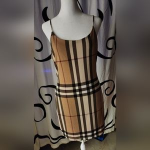 A175 plaid dress